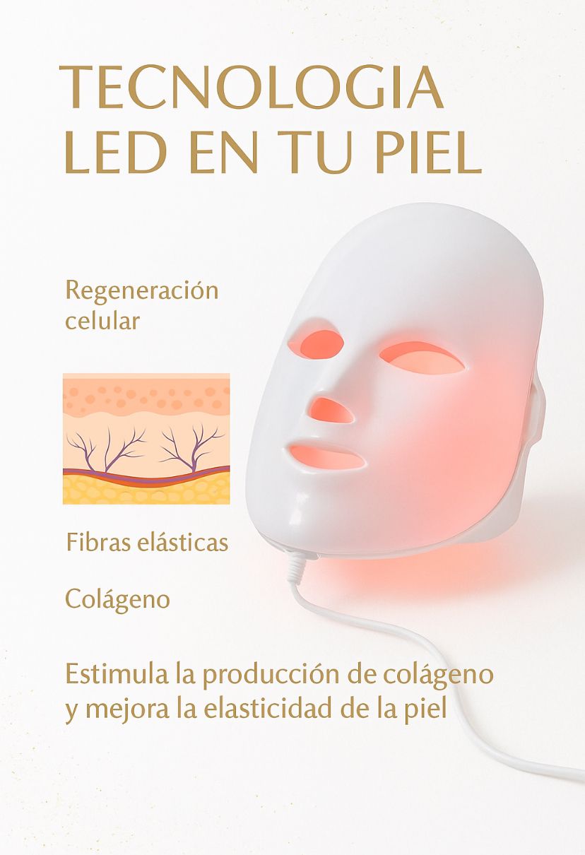 REJUVENECIMIENTO PROFESIONAL EN CASA CON LA MASCARA LED 7 COLORES