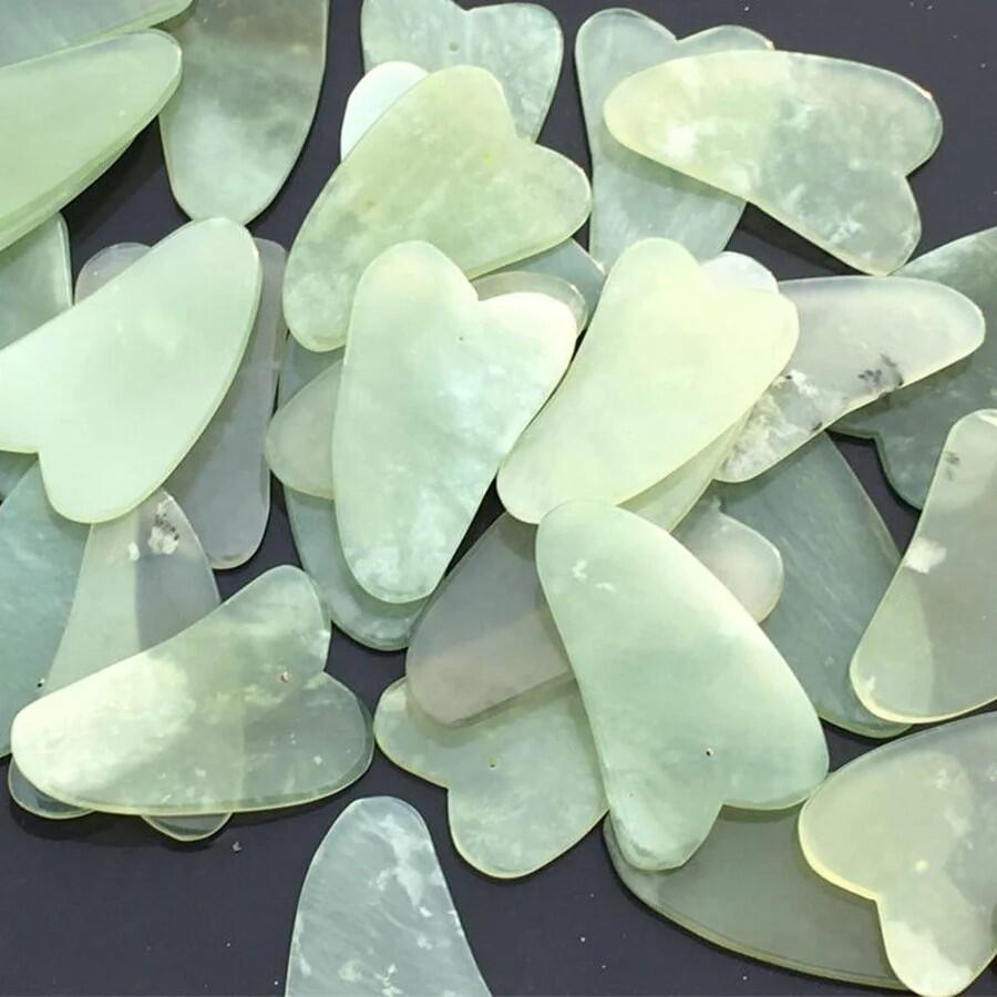 RODILLO DE JADE + PIEDRA GUA SHA PREMIUM BELLEZA Y BIENESTAR NATURAL