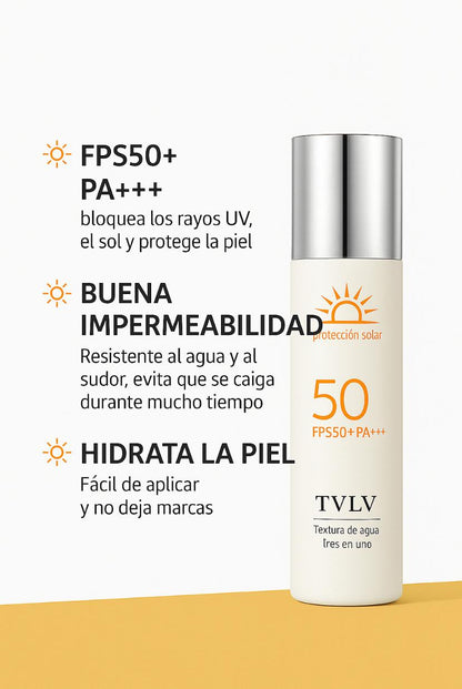 MAXIMA PROTECCION + EFECTO ACLARANTE CON EL MEJOR PROTECTOR SOLAR SPF50+ PA+++