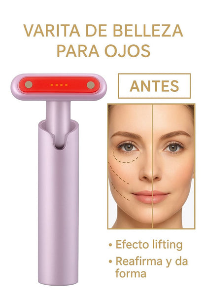 EL SECRETO DE UN ROSTRO RADIANTE: MASAJEADOR FACIAL 4 EN 1 CON LUZ ROJA LED