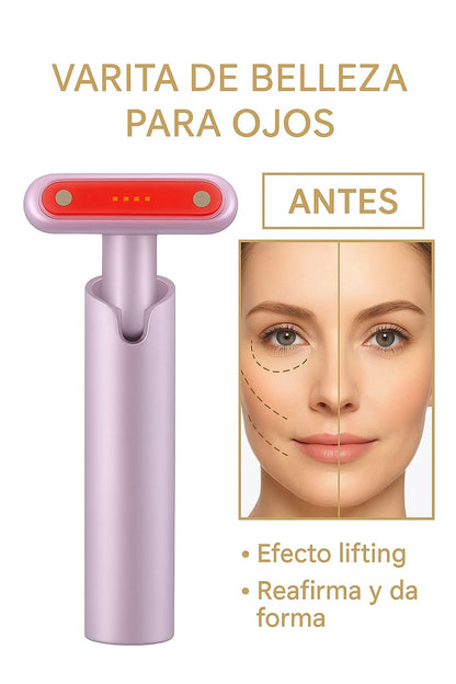 EL SECRETO DE UN ROSTRO RADIANTE: MASAJEADOR FACIAL 4 EN 1 CON LUZ ROJA LED